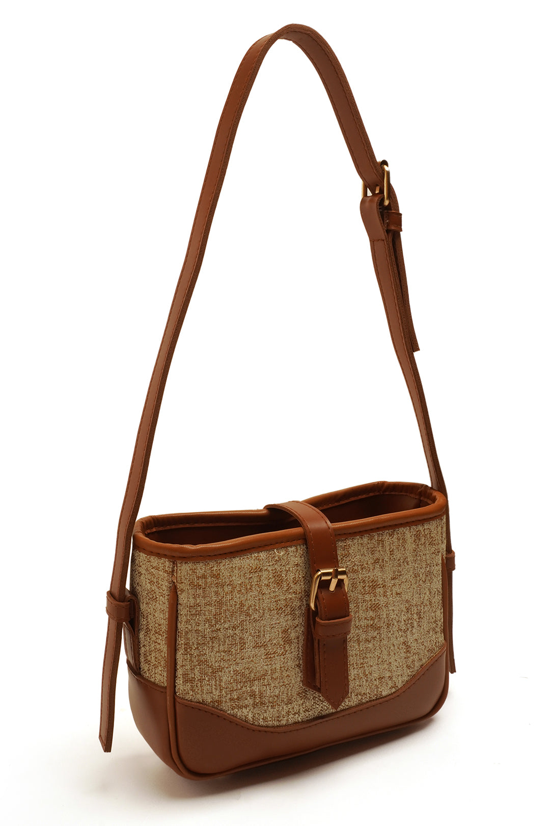 Bianca-Leather & Jute Cross body-HARPER