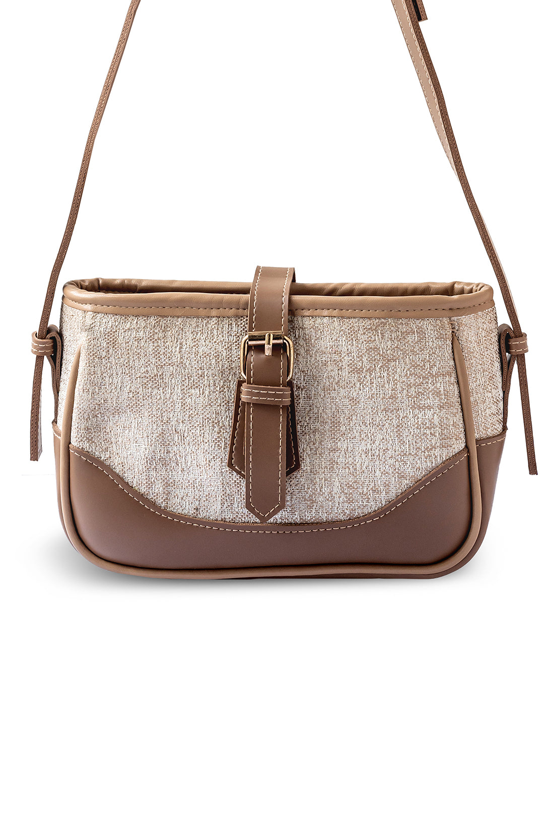 Bianca-Leather & Jute Cross body-HARPER