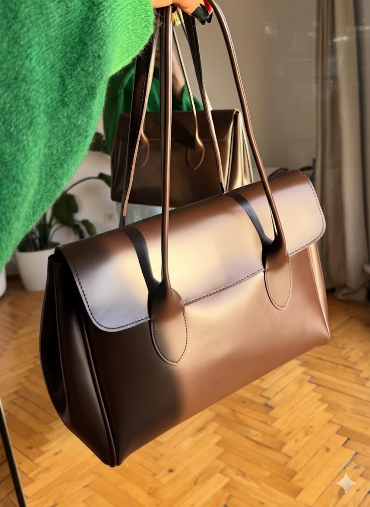 Bianca-Leather Tote Bag LOON