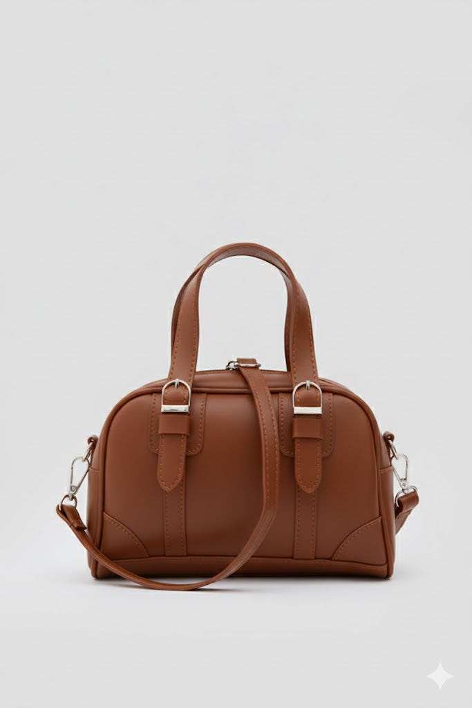 Bianca-Leather Cross body-Oval