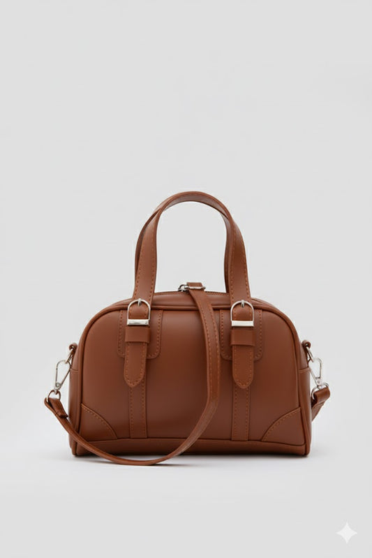 Bianca-Leather Cross body-Oval